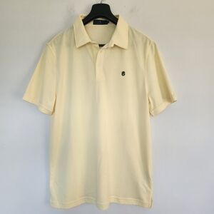 EXTRACURRICULAR Extra Polo Shirt Golf Summer Cooling Breathable Soft Yellow L
